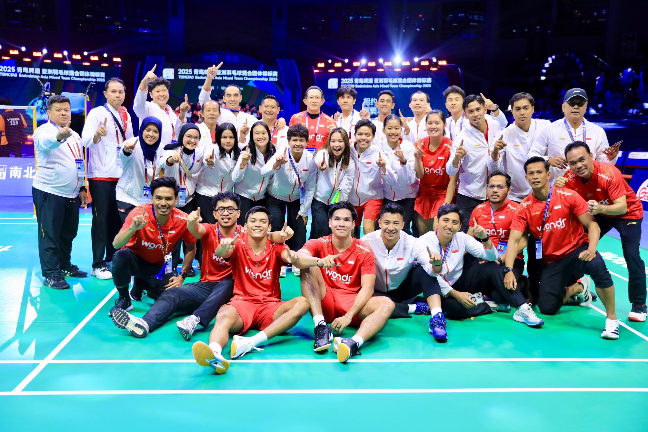 Indonesia Juara Asia Mixed Team Badminton 2025 Sejarah Baru di Qingdao